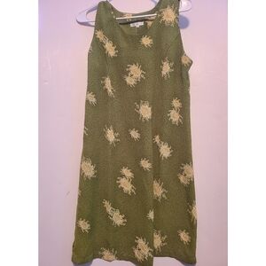 NWOT Lime green Floral Midi